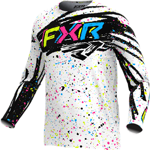 FXR YOUTH PODIUM MX JERSEY 25 JAWBREAKER 