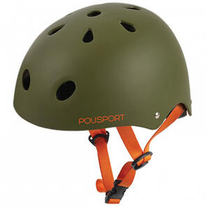 POLISPORT URBAN RADICAL HELMET – KIDS/YOUTH TAG GREEN