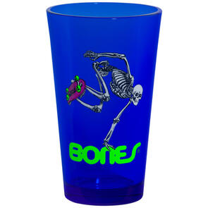 POWELL PERALTA BLACKLIGHT PINT GLASS MCGILL SKATEBOARD SKELETON