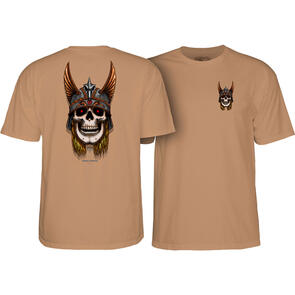 POWELL PERALTA ANDY ANDERSON SKULL TEE OLD GOLD