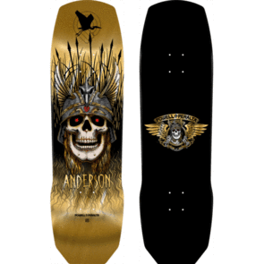 POWELL PERALTA ANDY ANDERSON BABY HERON - GOLD FOIL DECK 9.13"