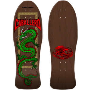 POWELL PERALTA CAB - CHINESE DRAGON '20' BROWN STAIN DECK 10"