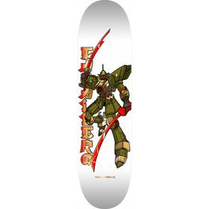 POWELL PERALTA CAB GUNDAM - WHITE / GOLD FOIL DECK 8.25