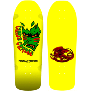 POWELL PERALTA CLAUS GRABKE YELLOW DECK 10.25"
