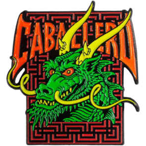 POWELL PERALTA CAB STREET DRAGON GREEN LAPEL PIN