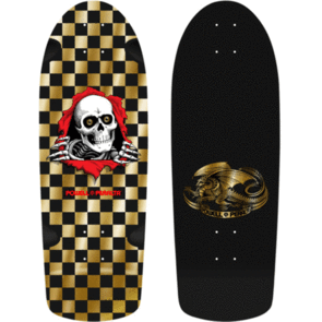 POWELL PERALTA OG RIPPER CHECKER - GOLD FOIL DECK 10.0"