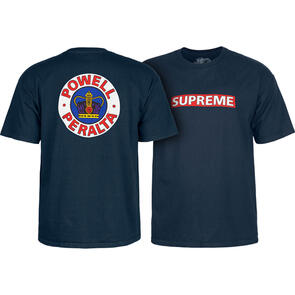 POWELL PERALTA SUPREME TEE NAVY