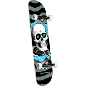POWELL PERALTA RIPPER ONE OFF COMPLETE SILVER LIGHT BLUE 7.75