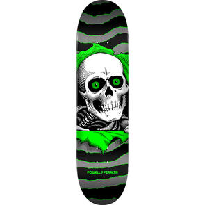 POWELL PERALTA RIPPER ONE OFF SILVER / GREEN BIRCH DECK 8.00"