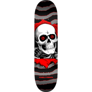 POWELL PERALTA RIPPER ONE OFF SILVER / RED 7.0""