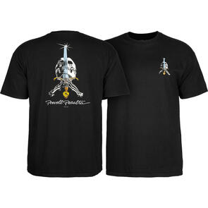 POWELL PERALTA SKULL AND SWORD TEE BLACK