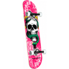 POWELL PERALTA SKULL & SNAKE ONE OFF PINK COMPLETE 7.75
