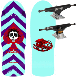 POWELL PERALTA STEADHAM SPADE PURPLE AQUA WITH 159 PRO MASONS