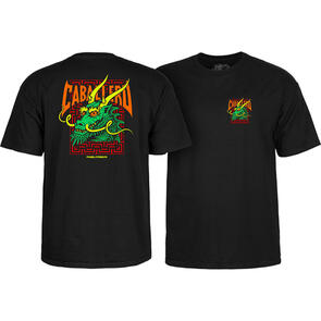 POWELL PERALTA STEVE CABALLERO STREET DRAGON TEE BLACK