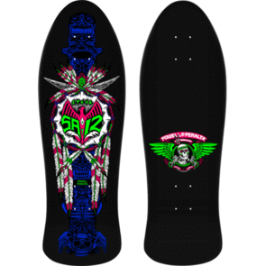 POWELL PERALTA STEVE SAIZ TOTEM DECK - BLACKLIGHT 10.0"