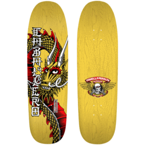 POWELL PERALTA CAB BAN THIS YELLOW STAIN DECK 9.265""