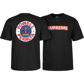 POWELL PERALTA SUPREME TEE BLACK