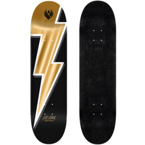 POWELL PERALTA VALLELY LIGHTNING BOLT - FLIGHT® DECK - GOLD FOIL 8.5"