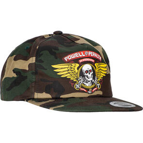 POWELL PERALTA WINGED RIPPER SNAPBACK CAMO