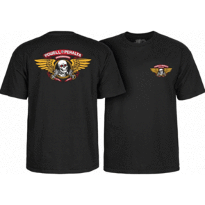 POWELL PERALTA WINGED RIPPER TEE BLACK