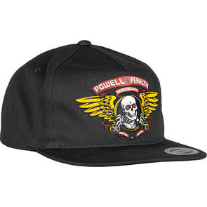POWELL PERALTA WINGED RIPPER SNAPBACK BLACK