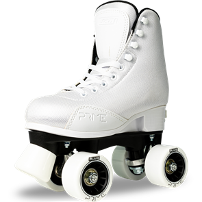 CRAZY SKATES PRIME WHITE SIZE ADJUSTABLE ROLLER SKATES