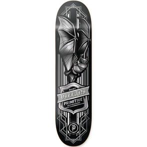 PRIMITIVE VILLANI BAT DECK BLACK 8.5