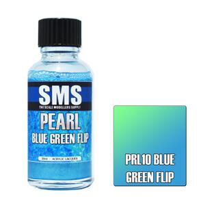 SMS AIRBRUSH PAINT 30ML PEARL BLUE GREEN FLIP ACRYLIC LACQUER SCALE MODELLERS SUPPLY