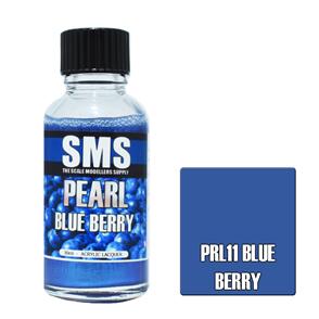 SMS AIRBRUSH PAINT 30ML PEARL BLUE BERRY ACRYLIC LACQUER SCALE MODELLERS SUPPLY