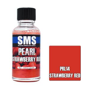 SMS AIRBRUSH PAINT 30ML PEARL STRAWBERRY RED ACRYLIC LACQUER SCALE MODELLERS SUPPLY