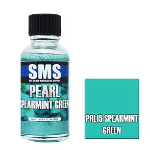 SMS AIRBRUSH PAINT 30ML PEARL SPEARMINT GREEN ACRYLIC LACQUER SCALE MODELLERS SUPPLY