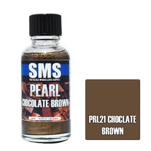 SMS AIRBRUSH PAINT 30ML PEARL CHOCOLATE BROWN ACRYLIC LACQUER SCALE MODELLERS SUPPLY