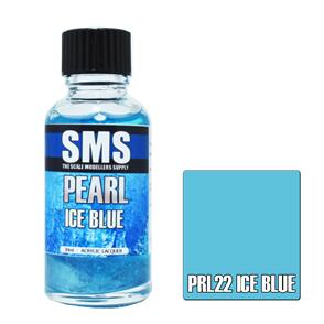 SMS AIRBRUSH PAINT 30ML PEARL ICE BLUE ACRYLIC LACQUER SCALE MODELLERS SUPPLY