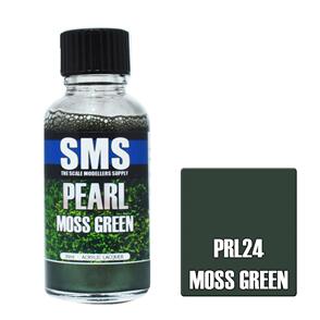 SMS AIRBRUSH PAINT 30ML PEARL MOSS GREEN ACRYLIC LACQUER SCALE MODELLERS SUPPLY