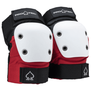 PROTEC STREET ELBOW PADS RED WHITE BLACK