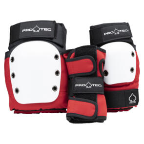 PROTEC YOUTH STREET GEAR 3 PACK RED WHITE BLACK