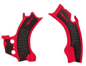 RTECH PRTCRFRSNR1 RTECH FRAME GUARDS RTECH HONDA CRF250R 22-ON CRF250RX 22-ON CRF450R 21-ON CRF450RX 21-ON RED BLACK