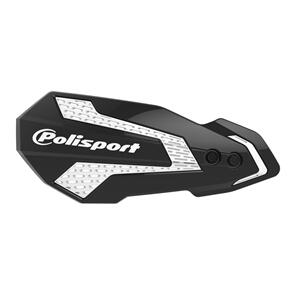 POLISPORT MX FLOW HANDGUARD BLK/WHT YAM YZ/YZF/WR 08-22