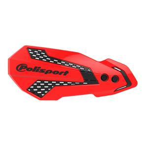 POLISPORT MX FLOW HANDGUARD RED/BLK CRF450F/RX 21-22