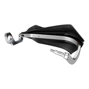 POLISPORT TRAIL BLAZER HANDGUARD W/ METAL BAR - BLACK/BLACK