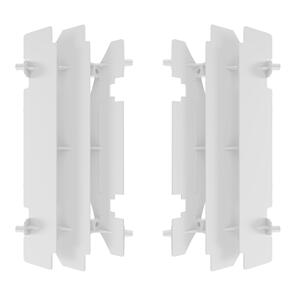 POLISPORT RADIATOR LOUVERS SUZ RM125 / RM250 / DRZ400 - WHT