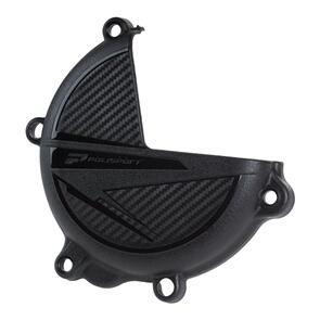 POLISPORT CLUTCH COVER PROTECTOR SUZUKI DRZ400 00-23 BLK