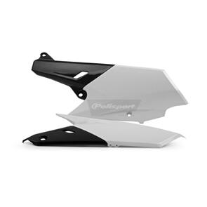 POLISPORT SIDE PANELS YAM YZ250F/450F 14-18 WHT/BLK