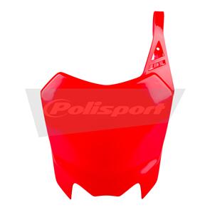 POLISPORT NUMBER PLATE HON CRF110F 13-19 - RED