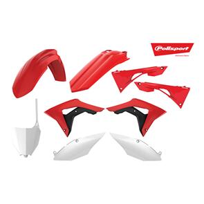 POLISPORT KIT HON CRF450R 17-19 / CRF250R 18- RED/WHT