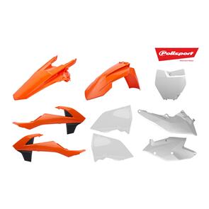 POLISPORT KIT KTM SX/SXF 16-18 OEM 2018 ORG/WHT