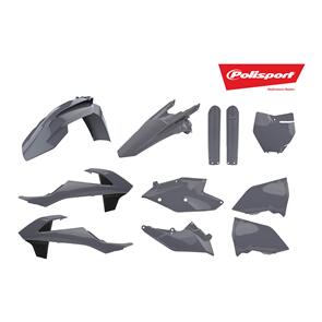 POLISPORT KIT KTM SX / SXF / XC / XCF 16-18 - NARDO GRY