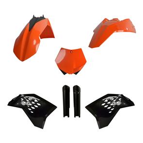 POLISPORT PS91562 POLISPORT F KIT KTM SX / SX-F (08-10) OEM ORG/BLK