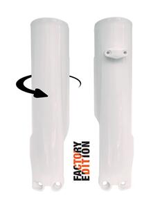 RTECH FORK PROTECTORS RTECH FACTORY FULL WRAP KTM 125SX 150SX 250SX 250SXF 350SXF 450SXF 23-24 WHITE