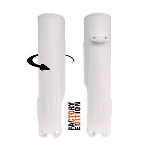 RTECH FORK PROTECTORS - GUARDS RTECH HUSQVARANA TC125 TC250 FC250 FC350 FC450 23-24 WHITE